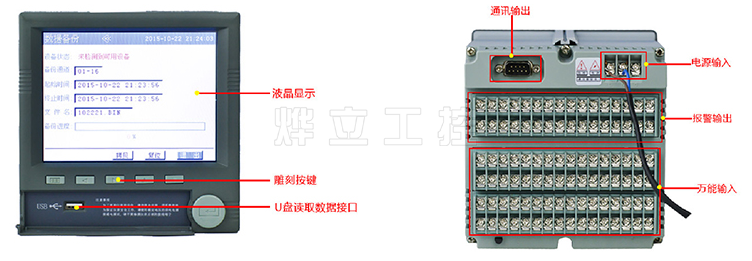 Y3100彩屏無紙記錄儀細節(jié)圖