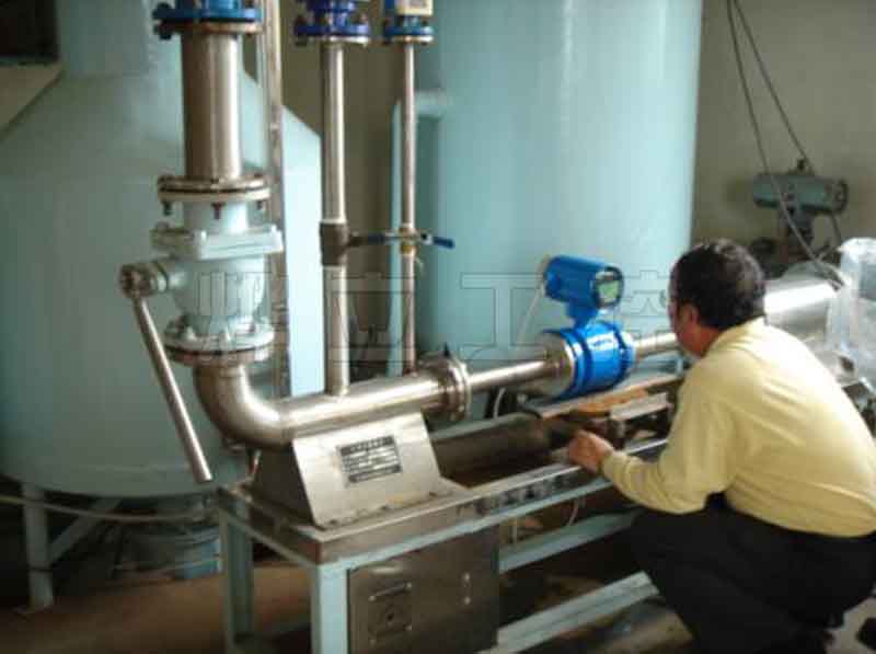 一體式電磁流量計現(xiàn)場調試